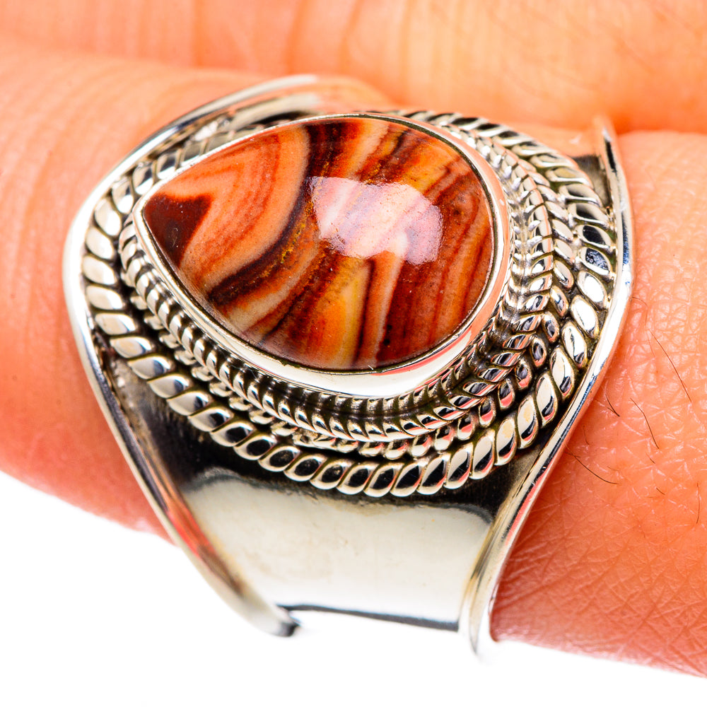 Mookaite Rings handcrafted by Anasilvercos - RING96430