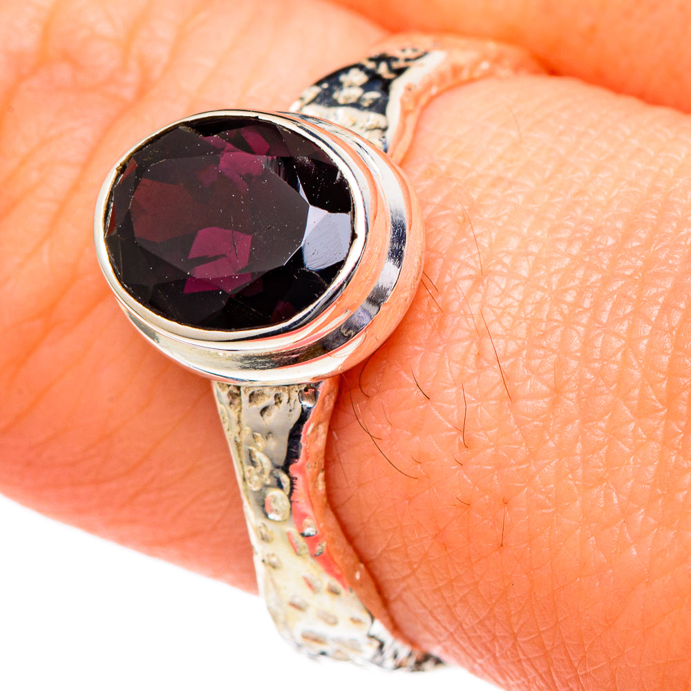 Red Spinel Rings handcrafted by Anasilvercos - RING96436