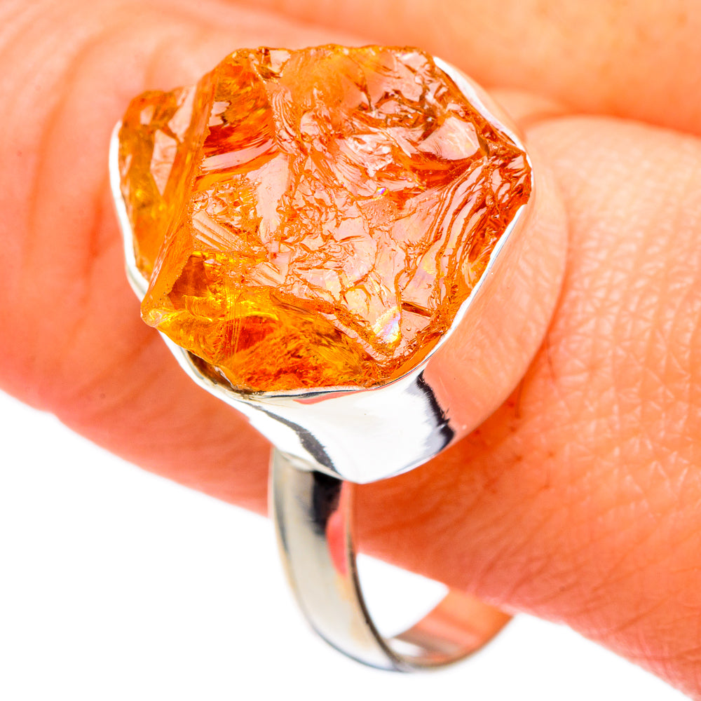 Citrine Rings handcrafted by Anasilvercos - RING96455