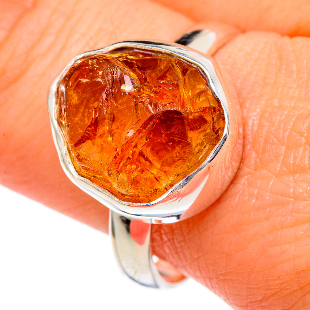 Citrine Rings handcrafted by Anasilvercos - RING96456