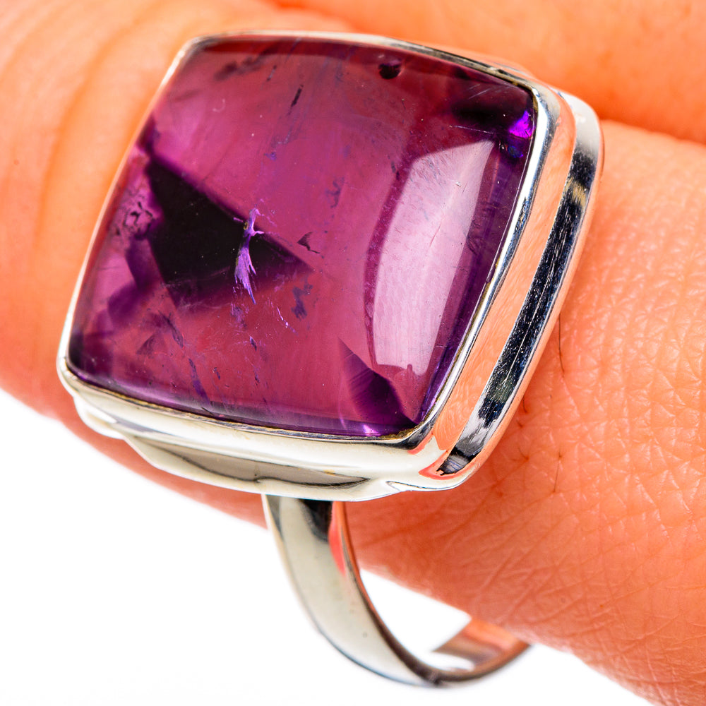 Star Amethyst Rings handcrafted by Anasilvercos - RING96464