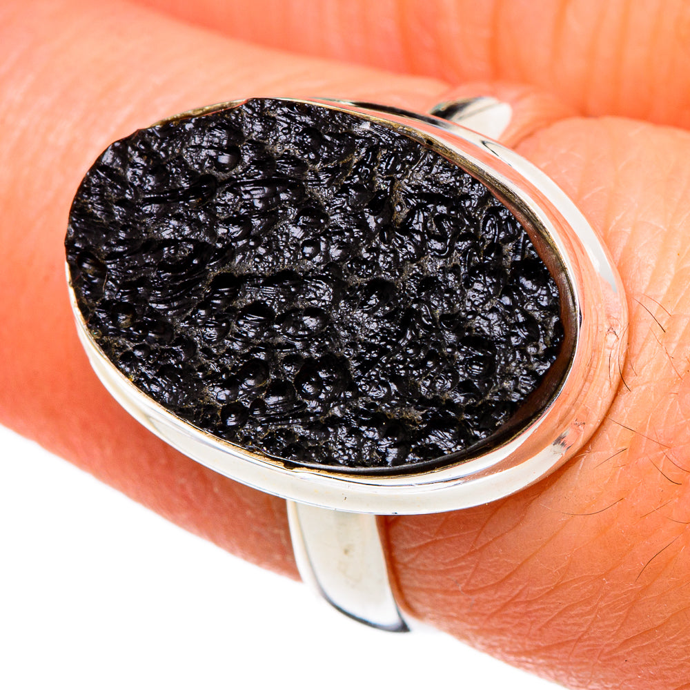 Tektite Rings handcrafted by Anasilvercos - RING96465