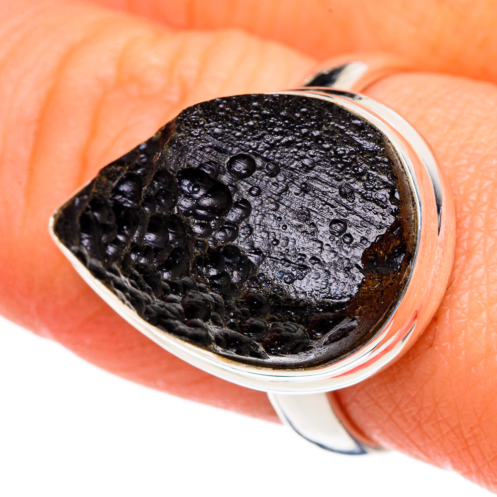 Tektite Rings handcrafted by Anasilvercos - RING96466