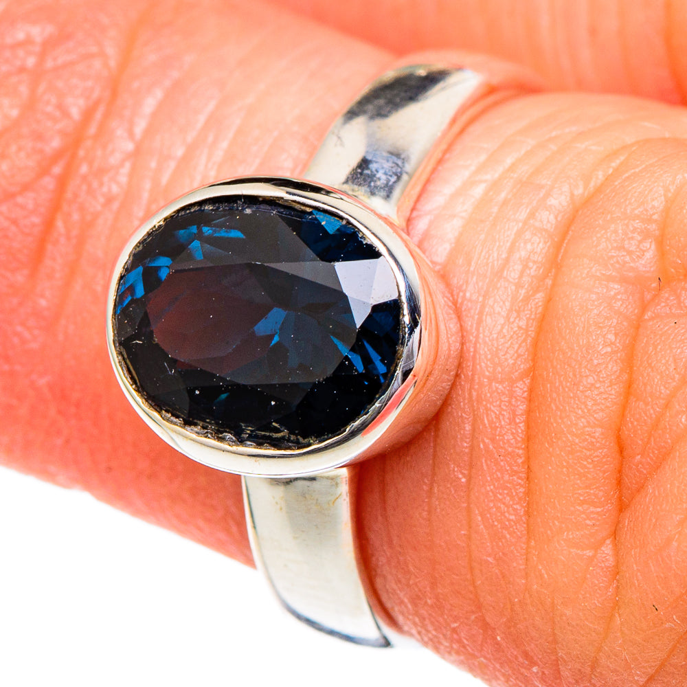 Blue Spinel Rings handcrafted by Anasilvercos - RING96468
