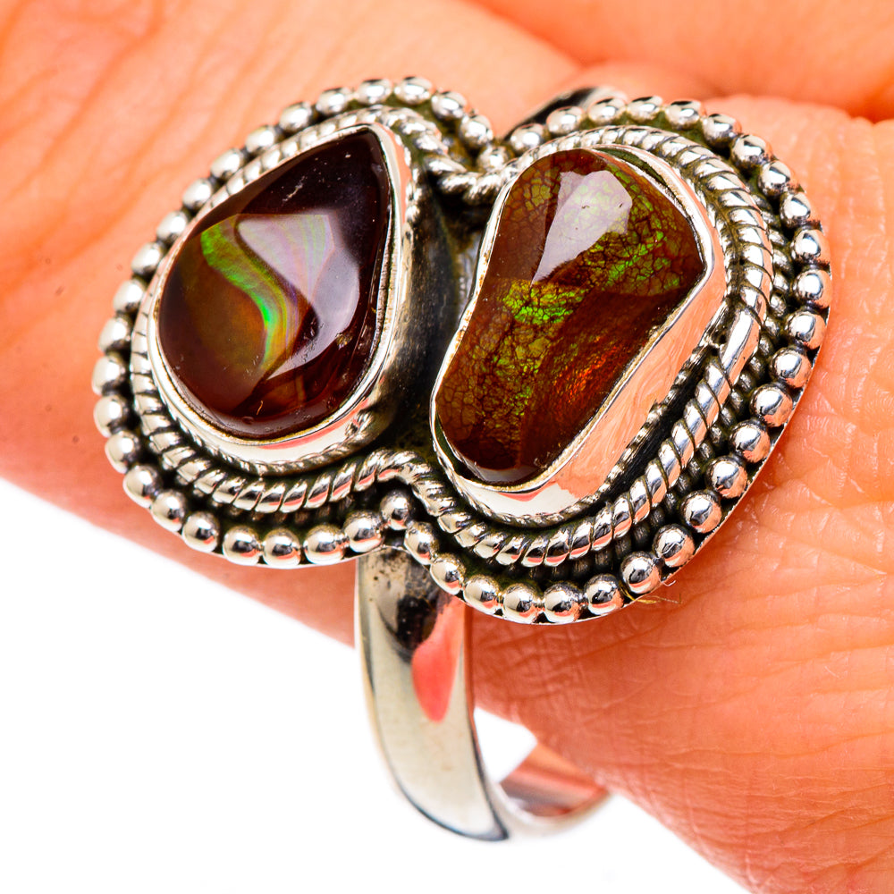 Mexican Fire Agate Rings handcrafted by Anasilvercos - RING96492