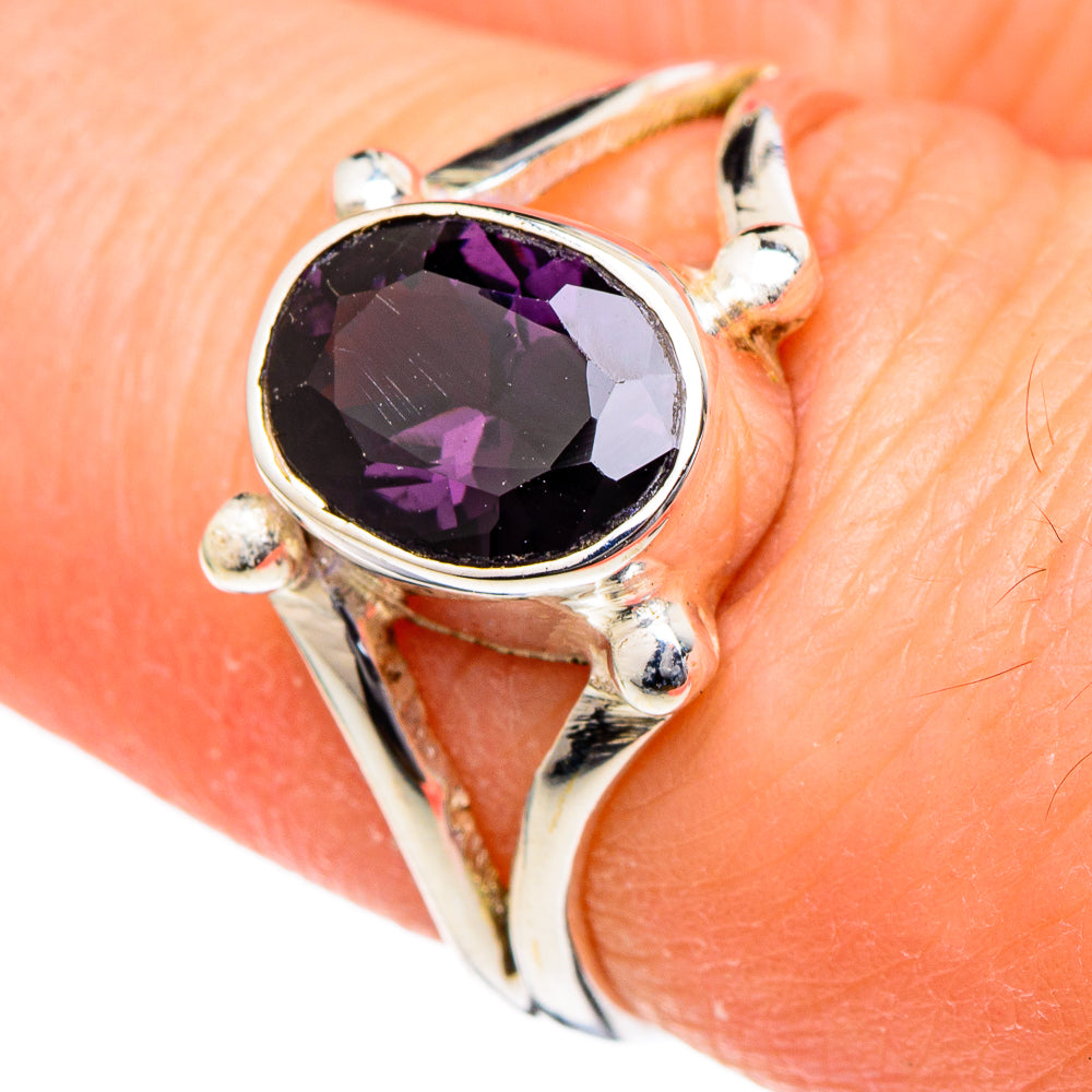 Purple Spinel Rings handcrafted by Anasilvercos - RING96495