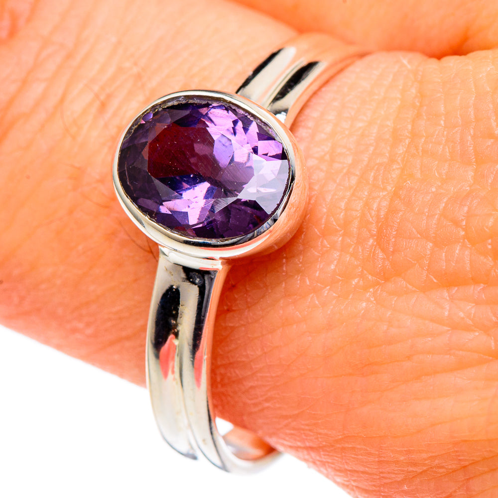 Purple Spinel Rings handcrafted by Anasilvercos - RING96499