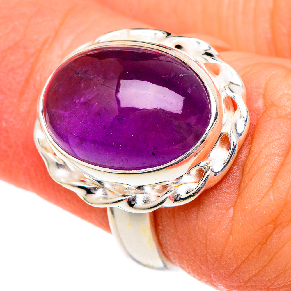 Amethyst Rings handcrafted by Anasilvercos - RING96512