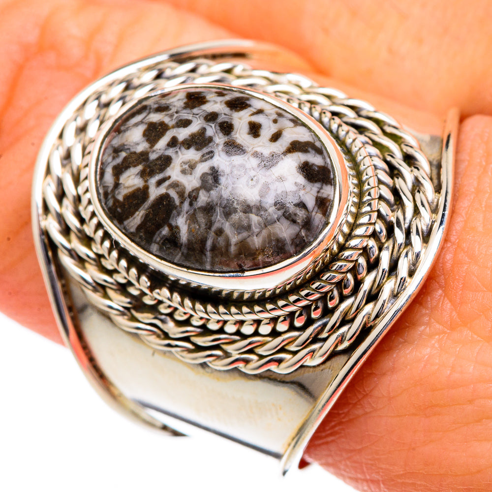 Stingray Coral Rings handcrafted by Anasilvercos - RING96516