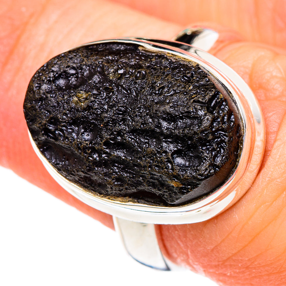 Tektite Rings handcrafted by Anasilvercos - RING96517