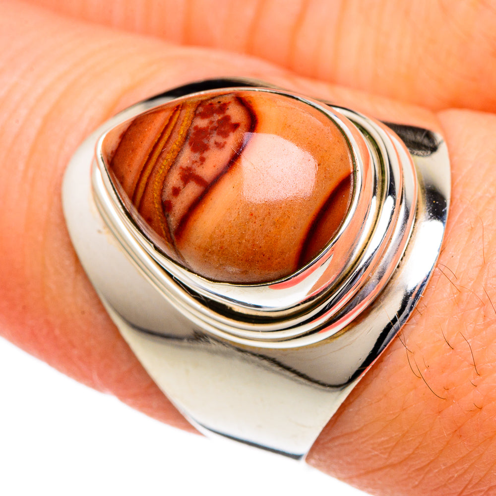 Mookaite Rings handcrafted by Anasilvercos - RING96525