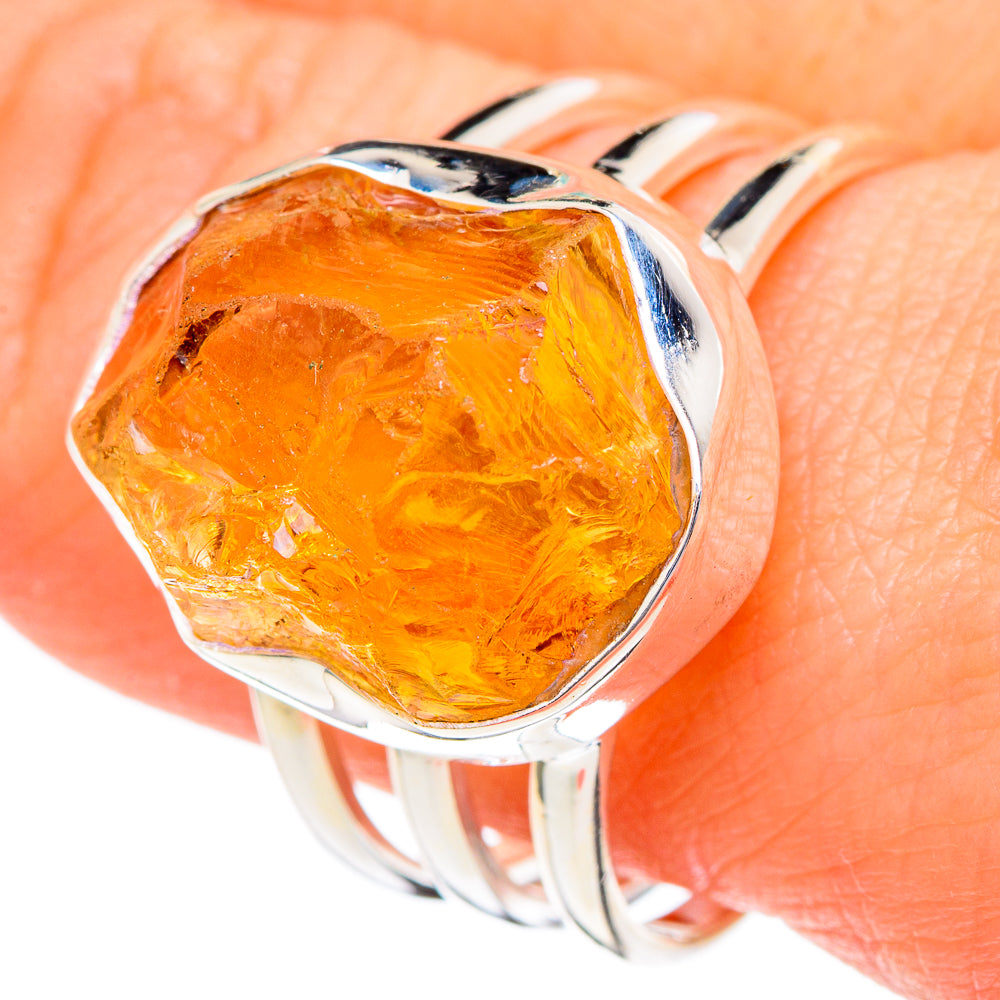 Citrine Rings handcrafted by Anasilvercos - RING96526