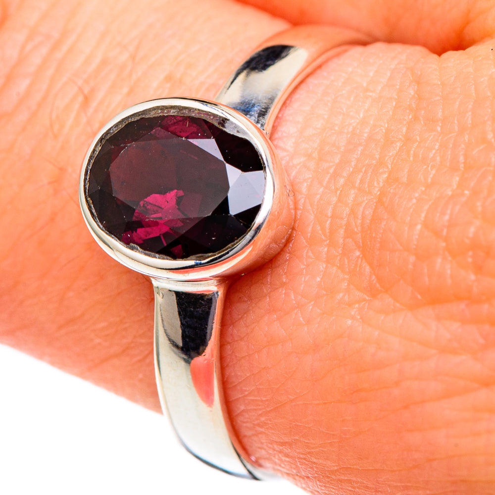 Red Spinel Rings handcrafted by Anasilvercos - RING96528