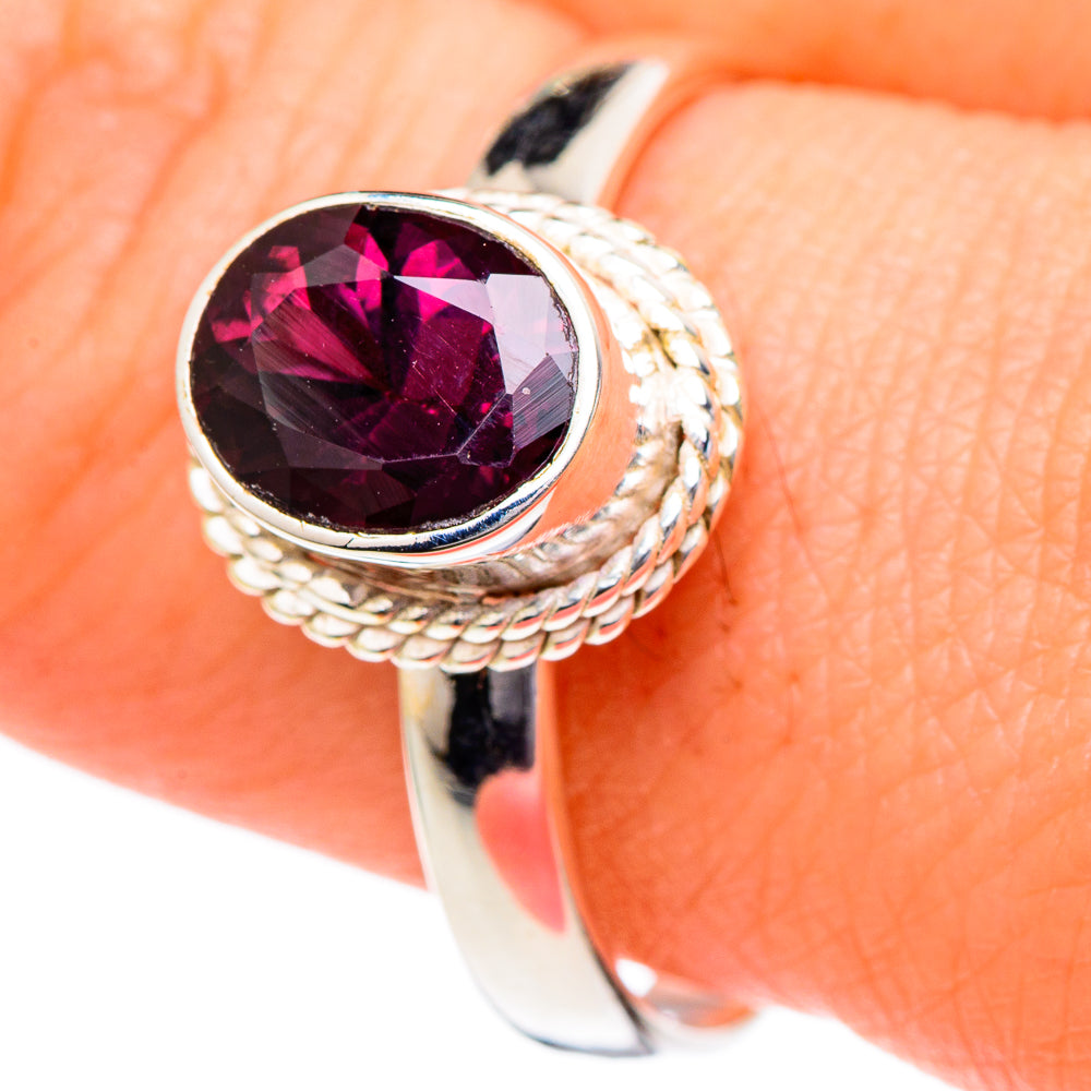 Red Spinel Rings handcrafted by Anasilvercos - RING96529