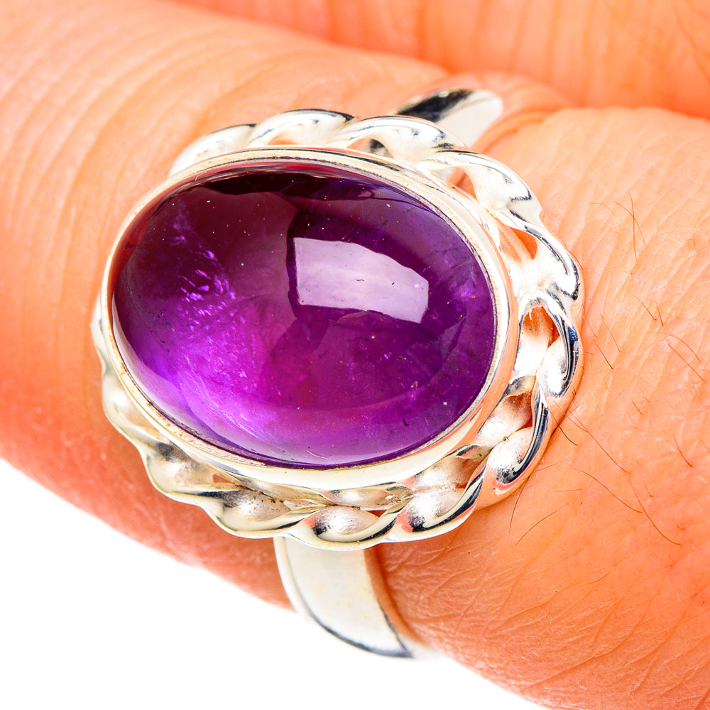 Amethyst Rings handcrafted by Anasilvercos - RING96530