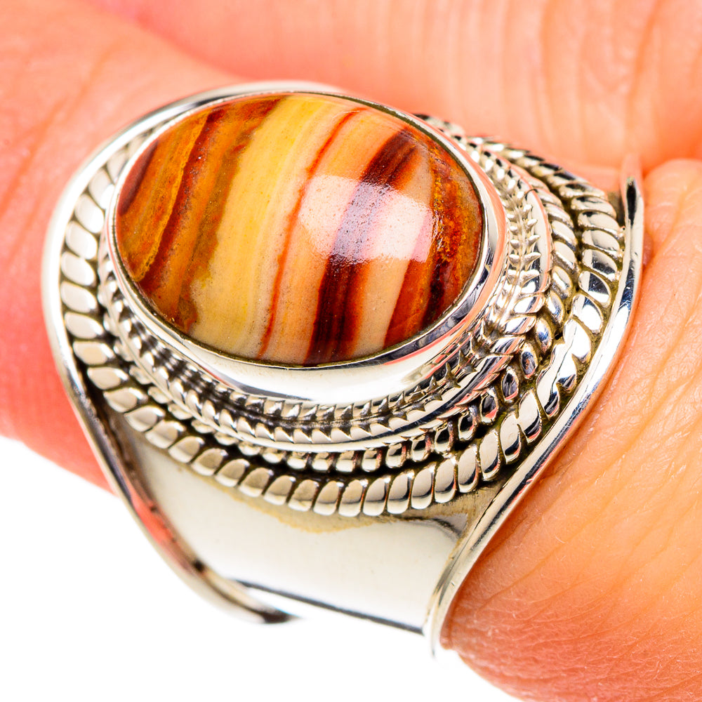 Mookaite Rings handcrafted by Anasilvercos - RING96541