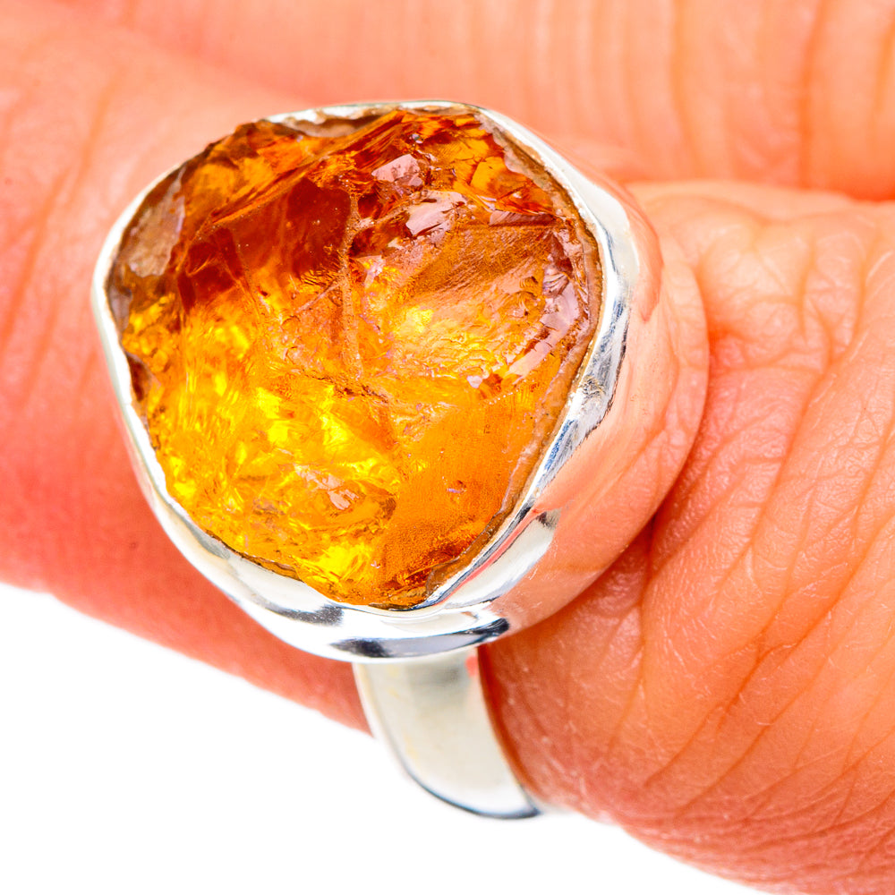 Citrine Rings handcrafted by Anasilvercos - RING96543