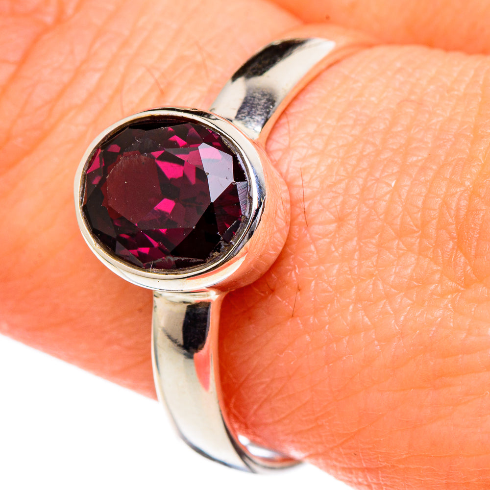 Red Spinel Rings handcrafted by Anasilvercos - RING96546