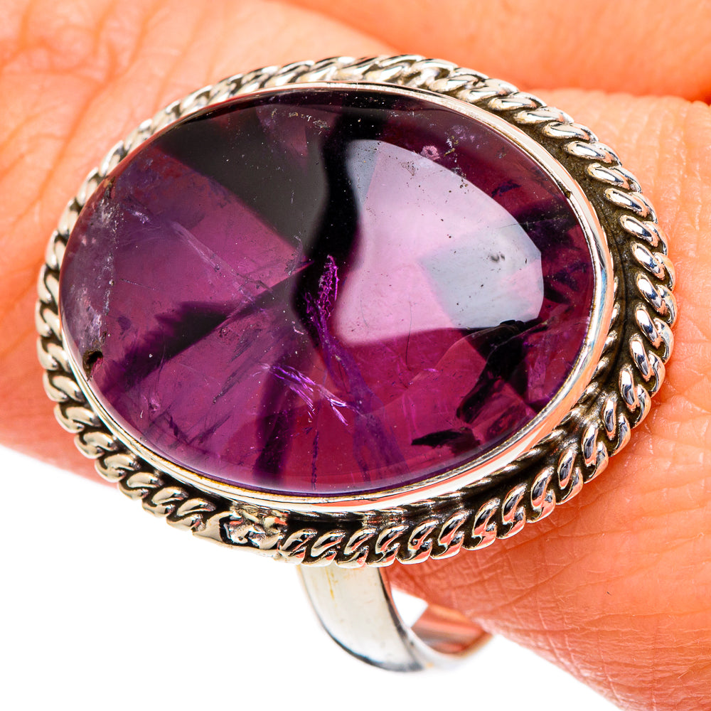 Star Amethyst Rings handcrafted by Anasilvercos - RING96563