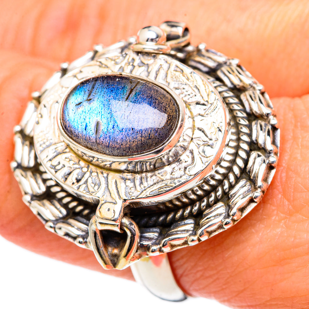 Labradorite Rings handcrafted by Anasilvercos - RING96572