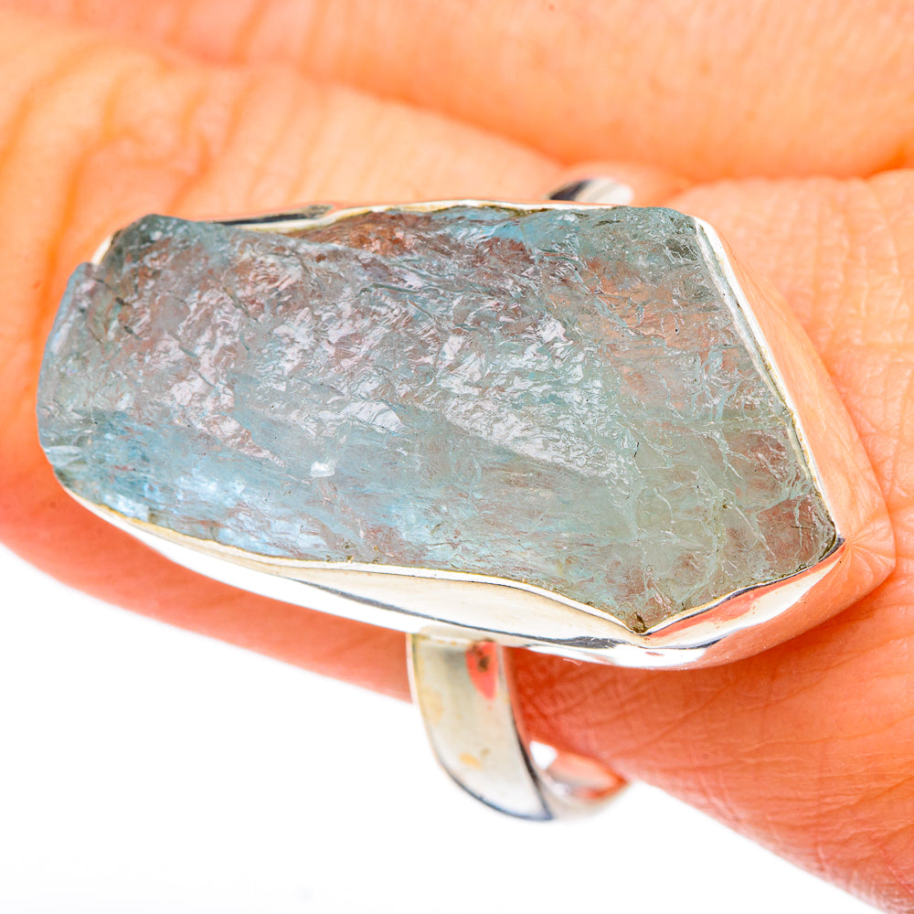 Aquamarine Rings handcrafted by Anasilvercos - RING96576