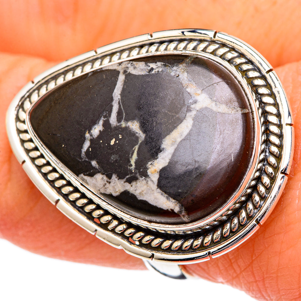 Septarian Geode Rings handcrafted by Anasilvercos - RING96600