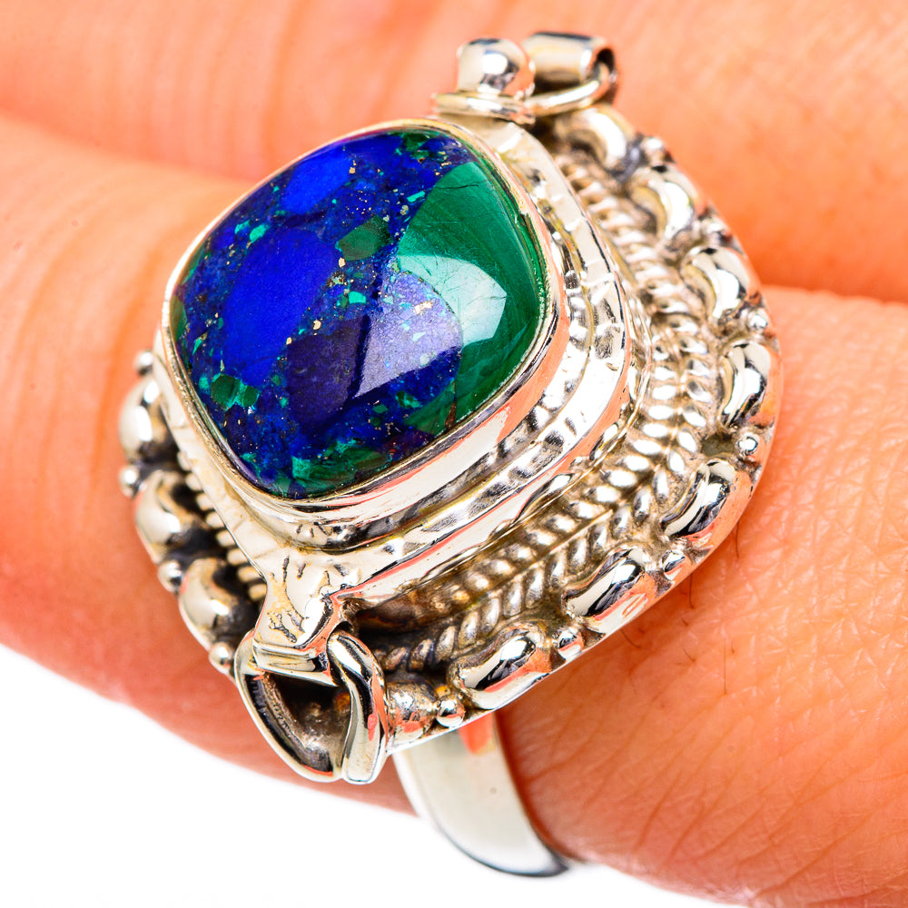 Azurite Rings handcrafted by Anasilvercos - RING96602