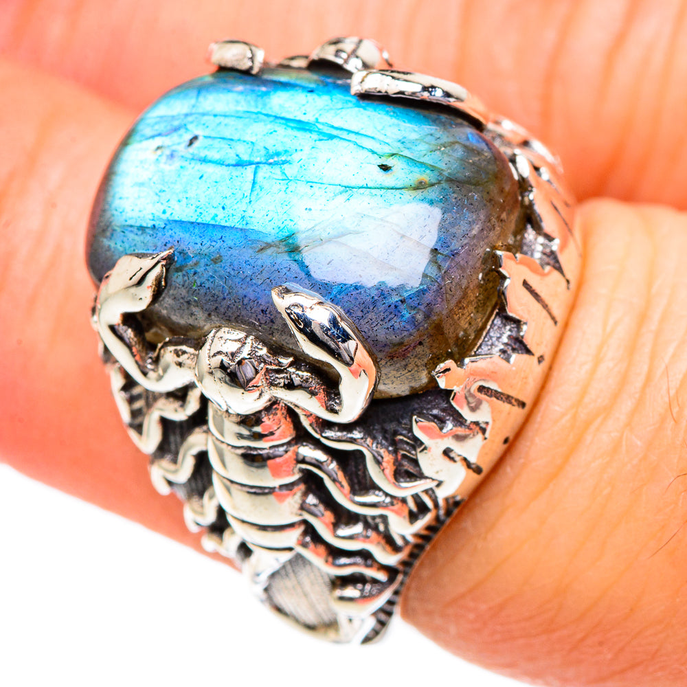 Labradorite Rings handcrafted by Anasilvercos - RING96606