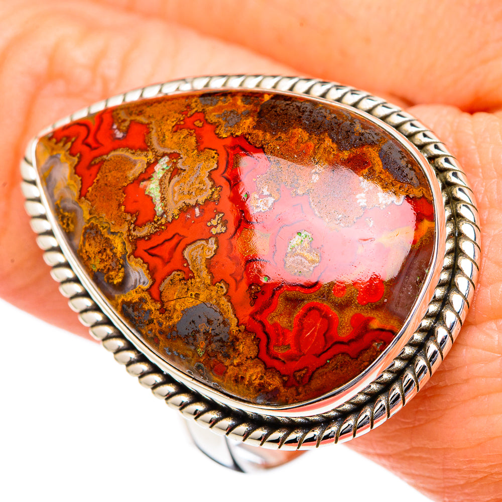 Moroccan Agate Rings handcrafted by Anasilvercos - RING96626