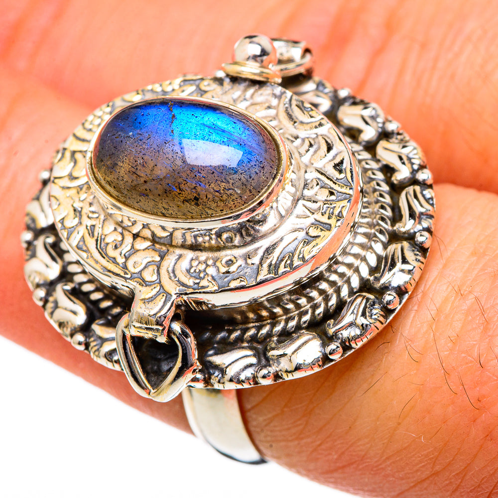Labradorite Rings handcrafted by Anasilvercos - RING96640