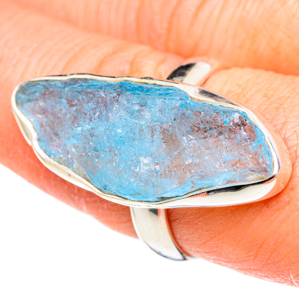 Aquamarine Rings handcrafted by Anasilvercos - RING96645