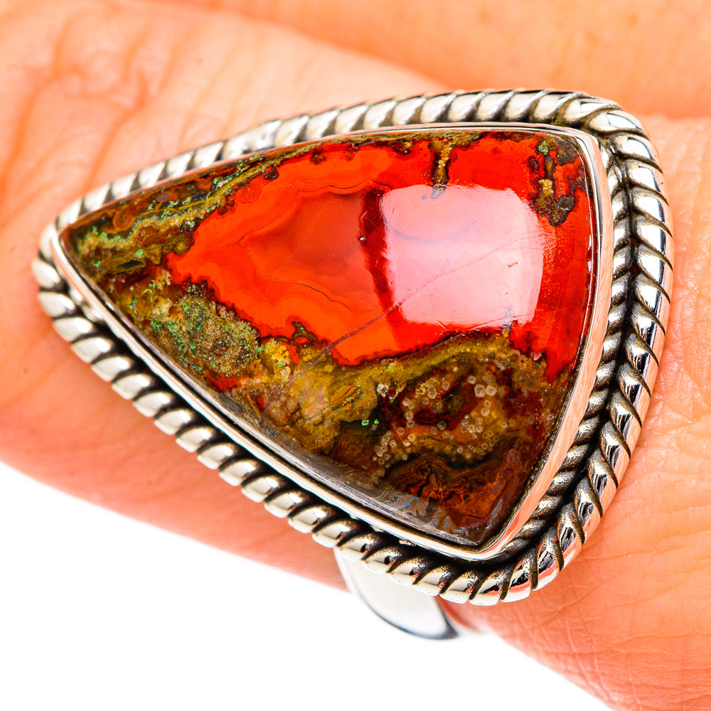 Moroccan Agate Rings handcrafted by Anasilvercos - RING96650