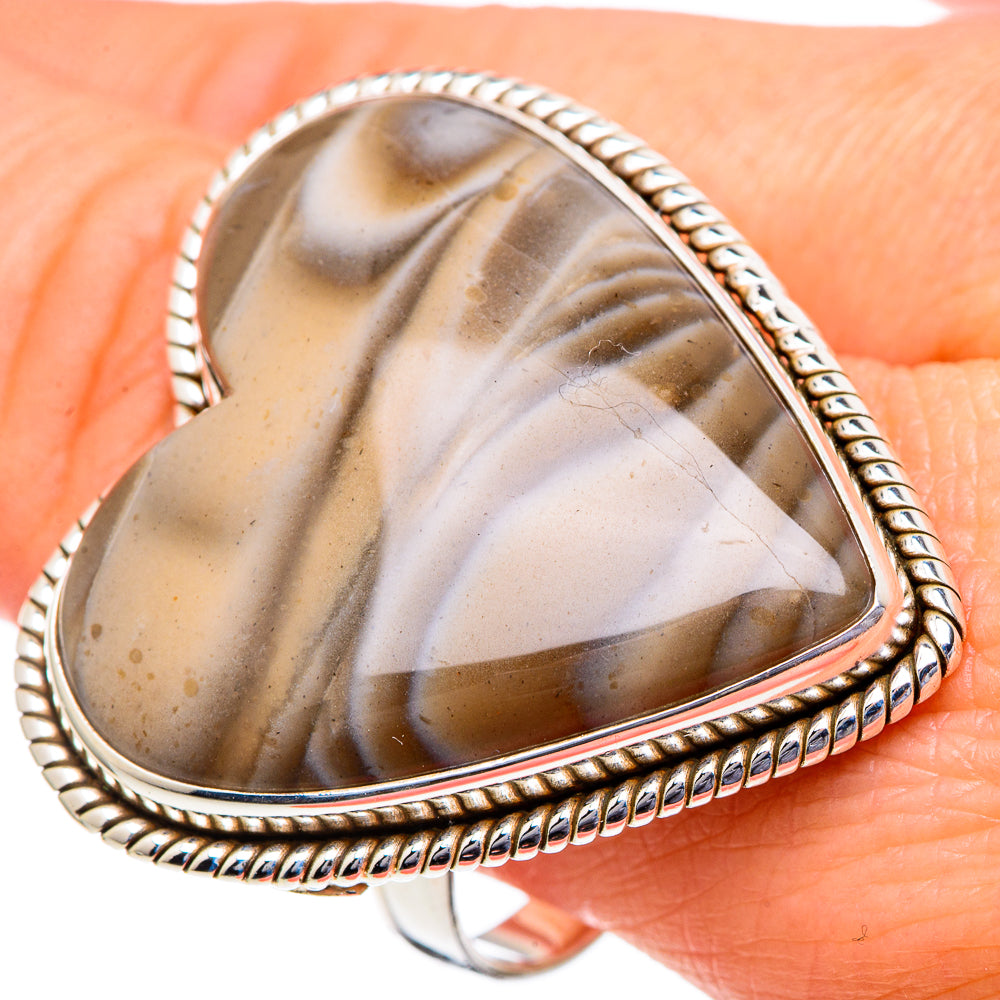 Striped Flint Rings handcrafted by Anasilvercos - RING96651