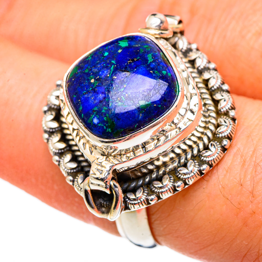 Azurite Rings handcrafted by Anasilvercos - RING96664