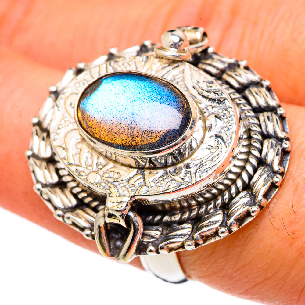 Labradorite Rings handcrafted by Anasilvercos - RING96666