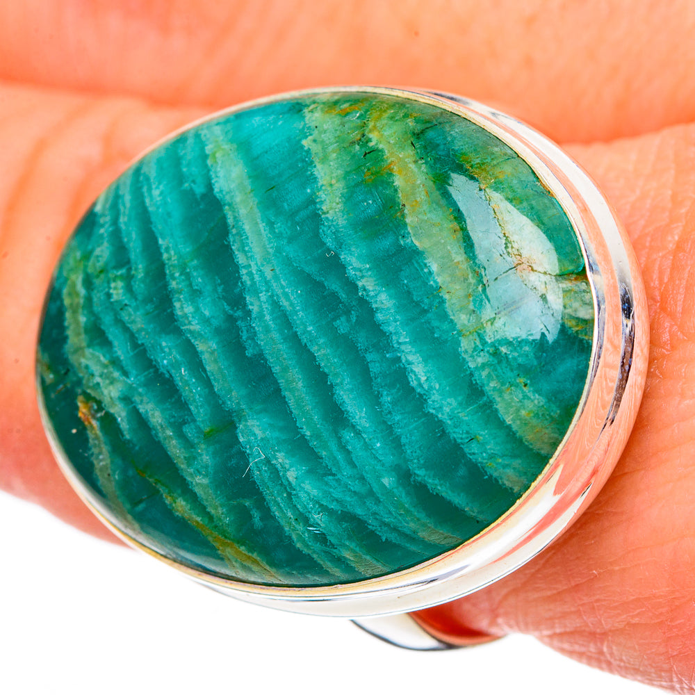 Amazonite Rings handcrafted by Anasilvercos - RING96693