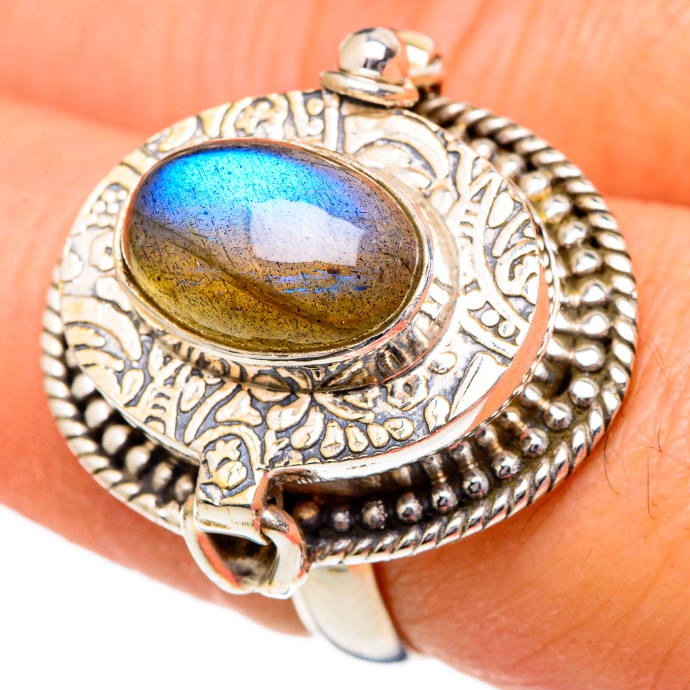 Labradorite Rings handcrafted by Anasilvercos - RING96705