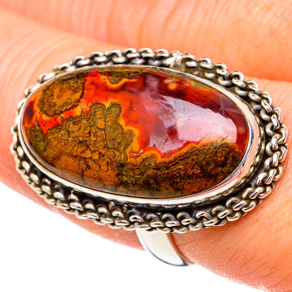Moroccan Agate Rings handcrafted by Anasilvercos - RING96711
