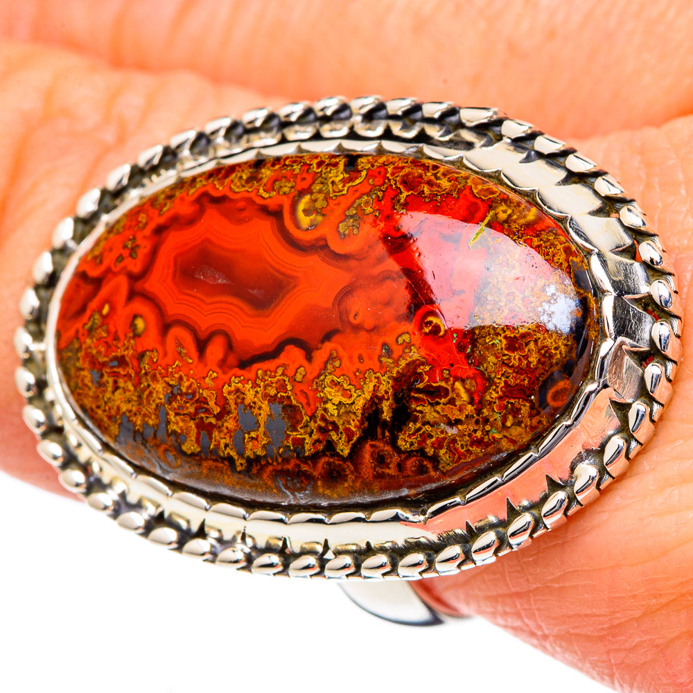 Moroccan Agate Rings handcrafted by Anasilvercos - RING96712