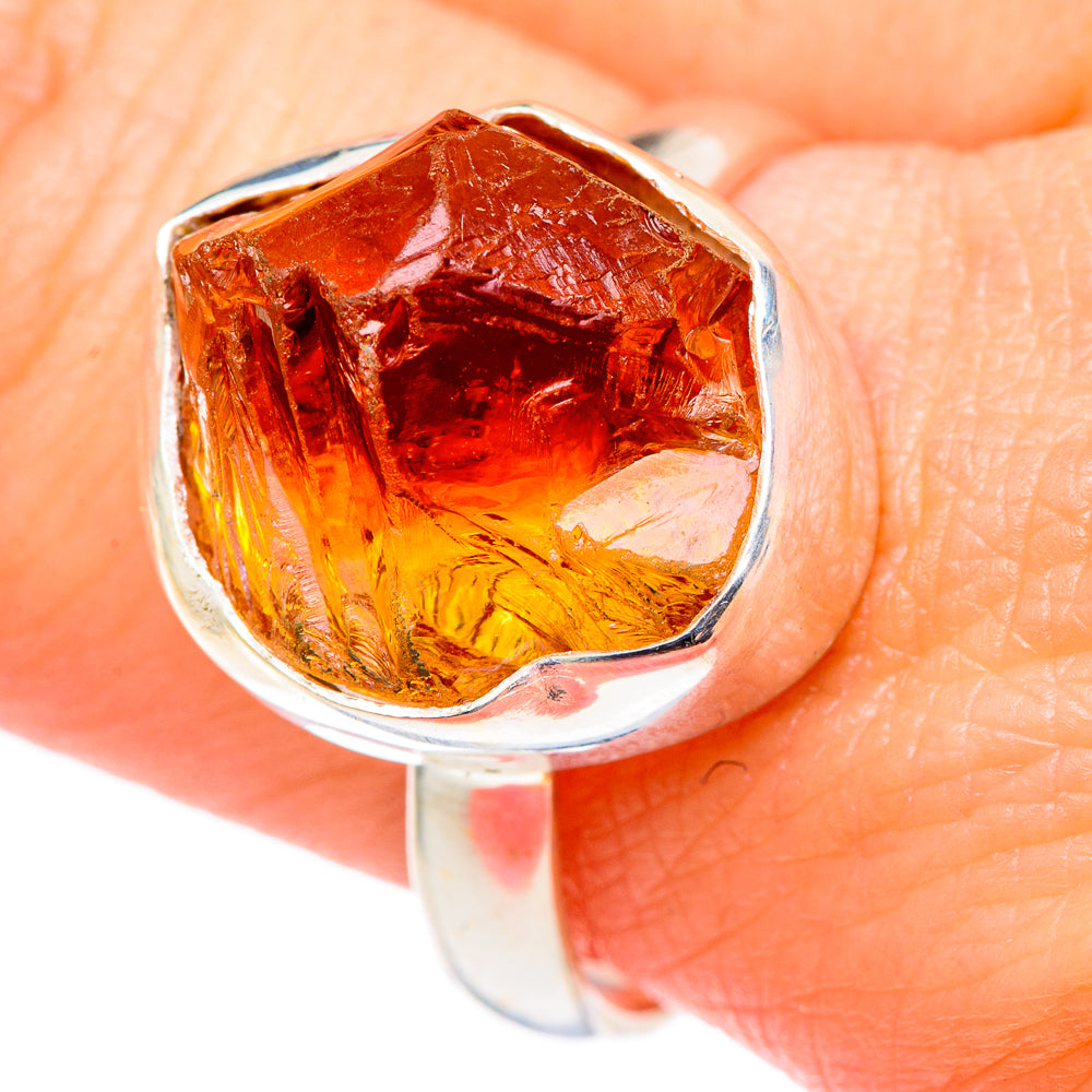 Citrine Rings handcrafted by Anasilvercos - RING96733
