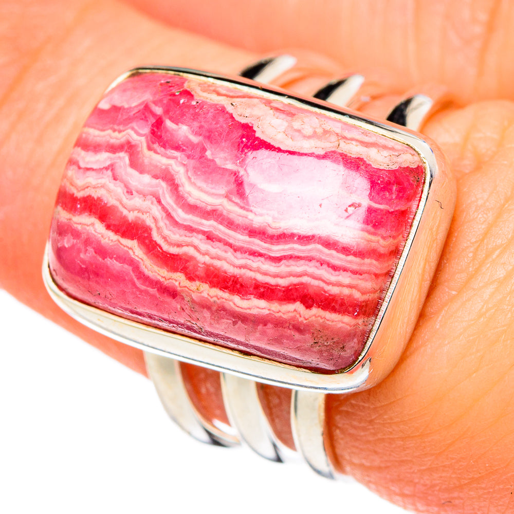 Rhodochrosite Rings handcrafted by Anasilvercos - RING96735