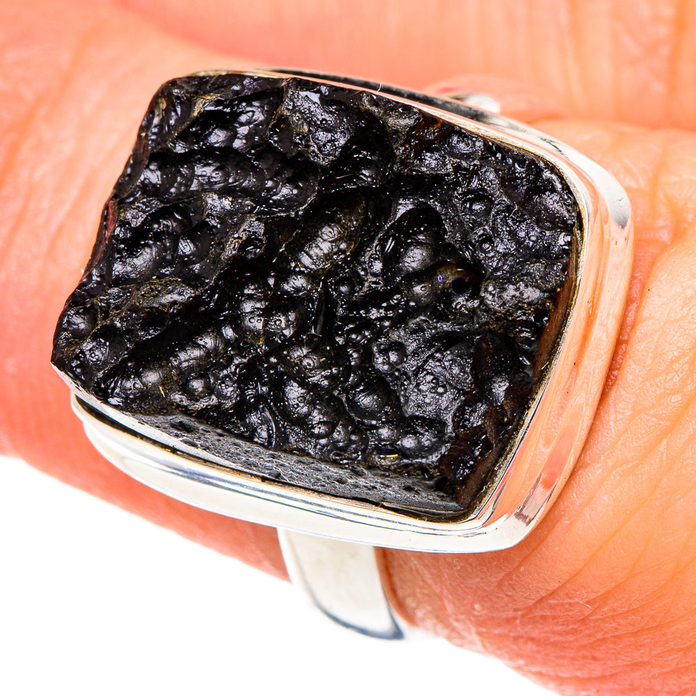 Tektite Rings handcrafted by Anasilvercos - RING96746