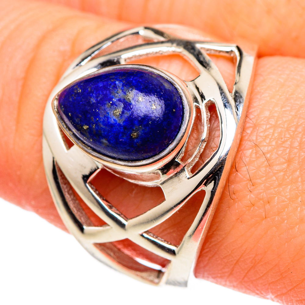 Lapis Lazuli Rings handcrafted by Anasilvercos - RING96753