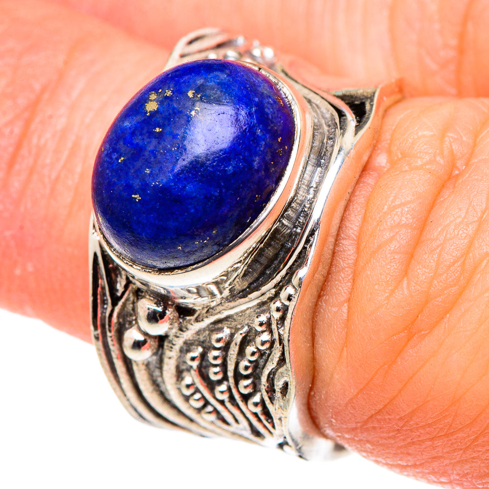 Lapis Lazuli Rings handcrafted by Anasilvercos - RING96754