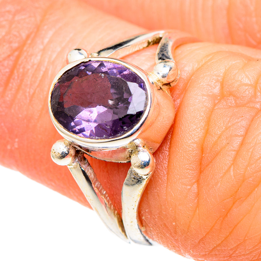 Purple Spinel Rings handcrafted by Anasilvercos - RING96774