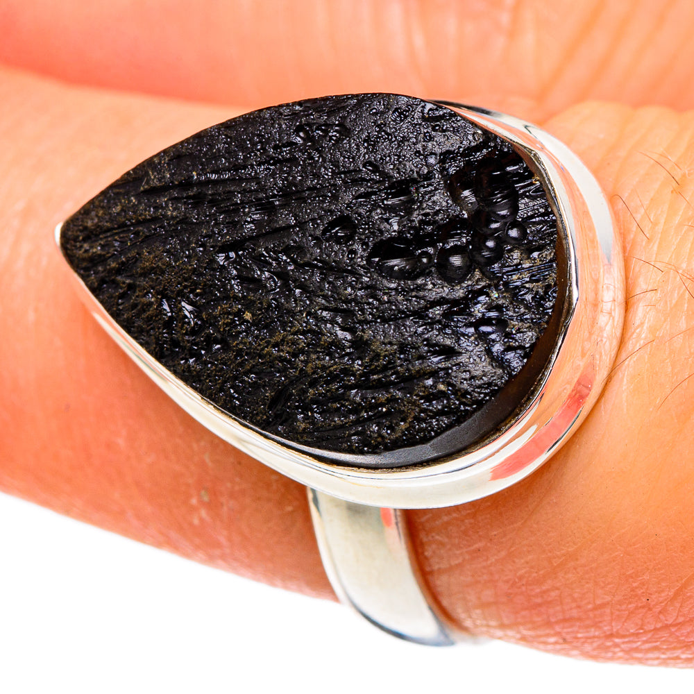 Tektite Rings handcrafted by Anasilvercos - RING96776