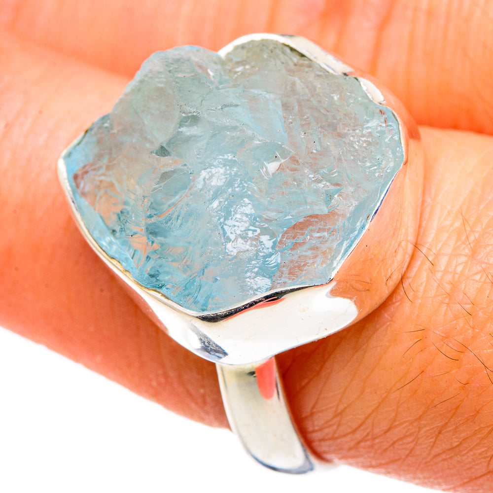 Aquamarine Rings handcrafted by Anasilvercos - RING96780