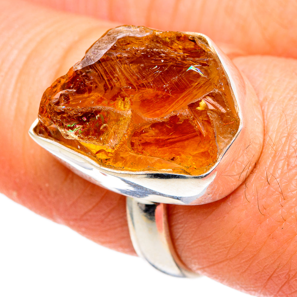 Citrine Rings handcrafted by Anasilvercos - RING96790
