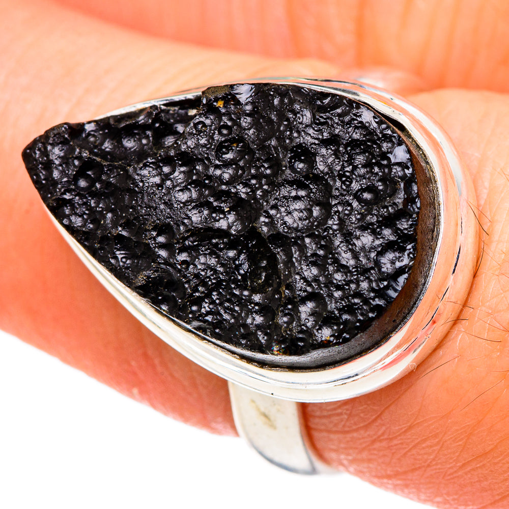 Tektite Rings handcrafted by Anasilvercos - RING96805