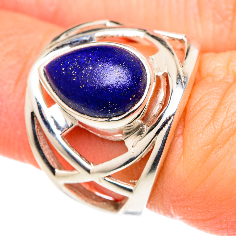 Lapis Lazuli Rings handcrafted by Anasilvercos - RING96812